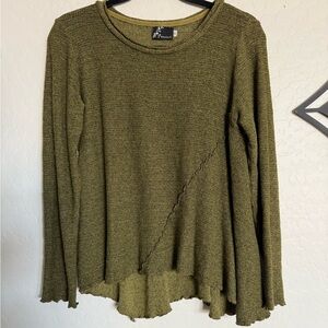 FENINI Olive Knit Sweater - Small